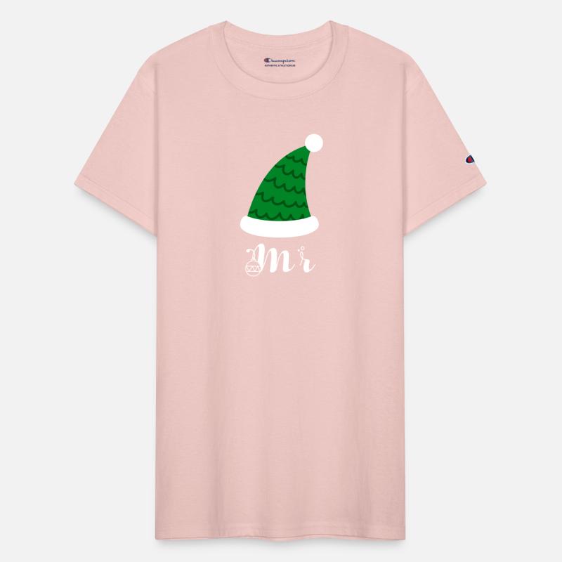 Green Red Mr and Mrs couple christmas