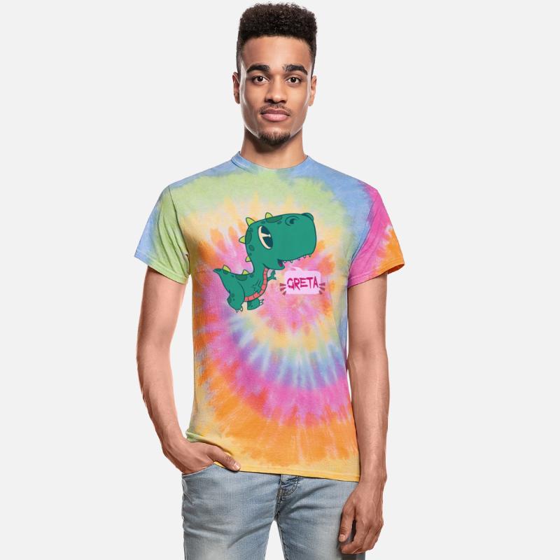 GRETA - Lovely girl name with cute dinosaur