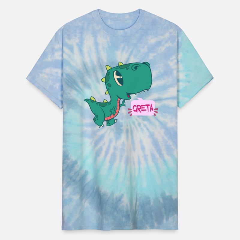 GRETA - Lovely girl name with cute dinosaur