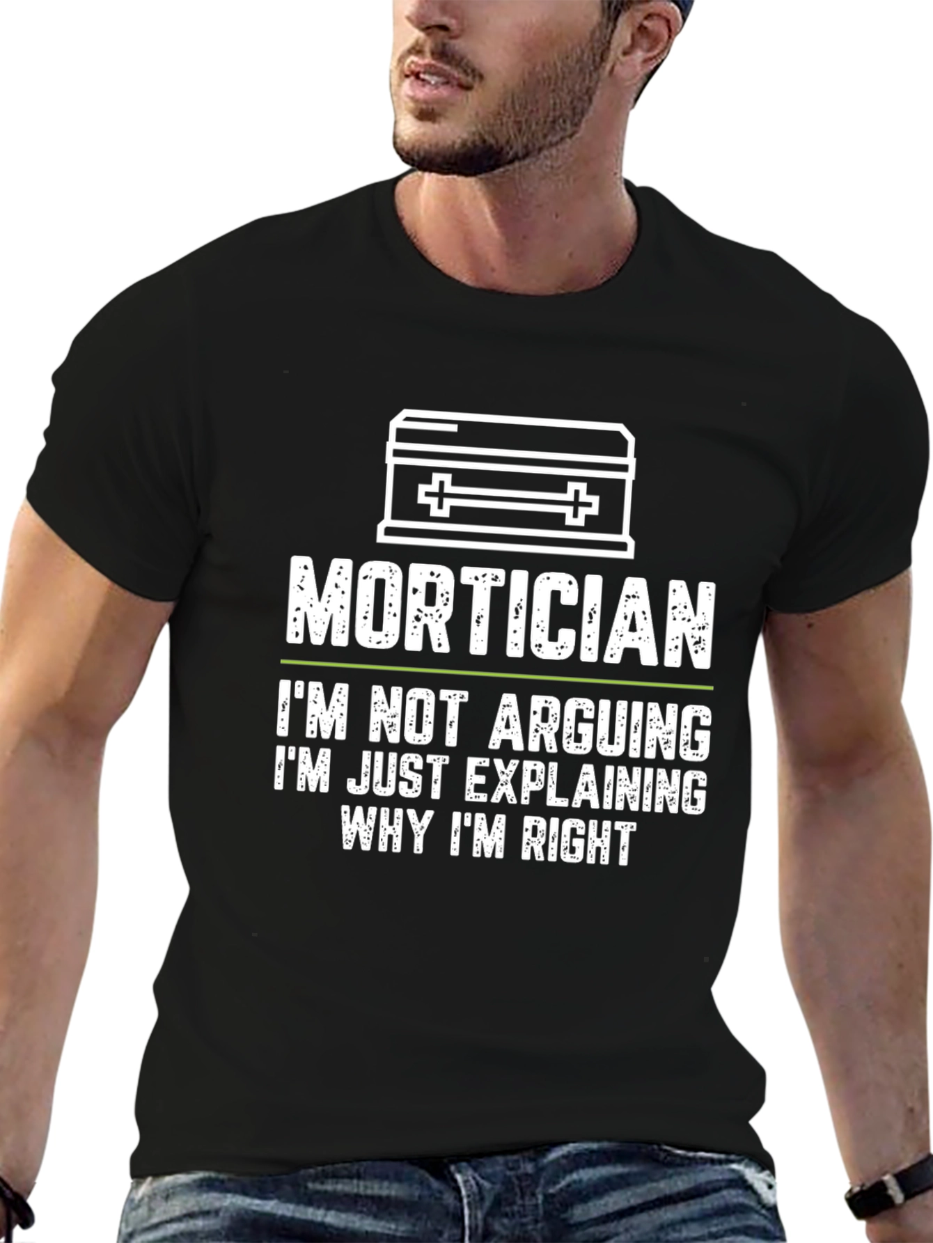 Mortician Explaining T-Shirt - Funny Funeral Humor