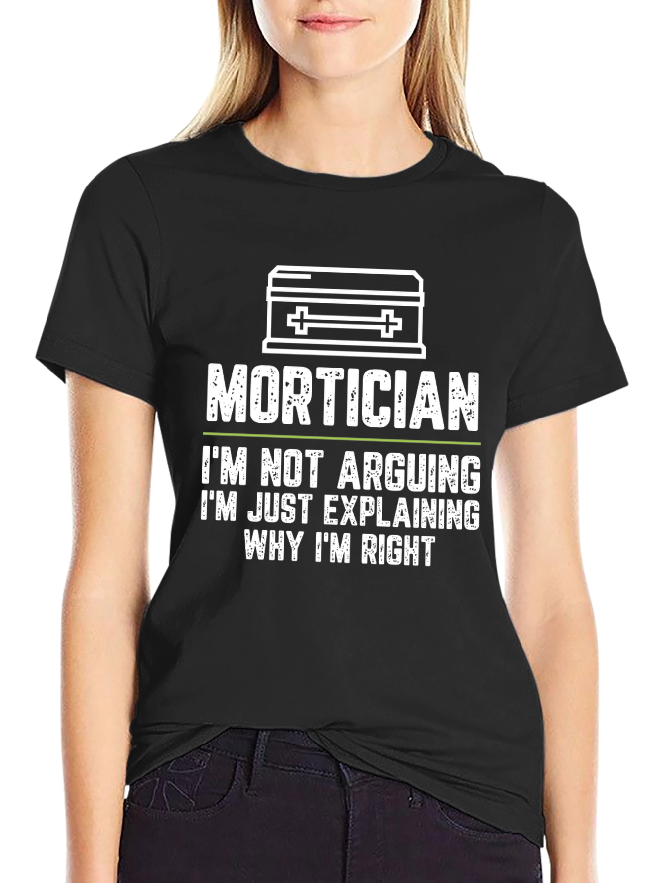 Mortician Explaining T-Shirt - Funny Funeral Humor