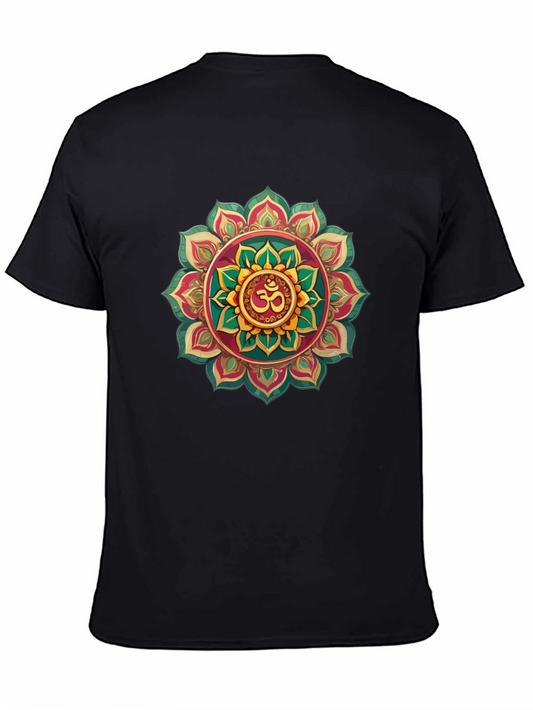 Om Mandala Graphic Tee - Stylish Spiritual Shirt
