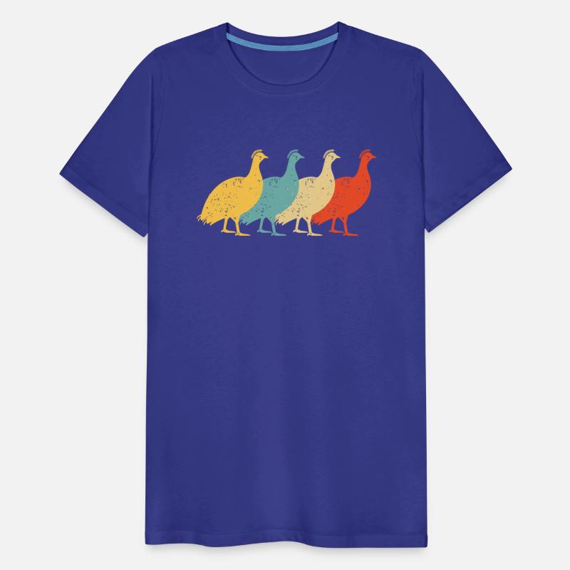 Guinea Fowl Vintage Retro Classic Pearl Hen Bird