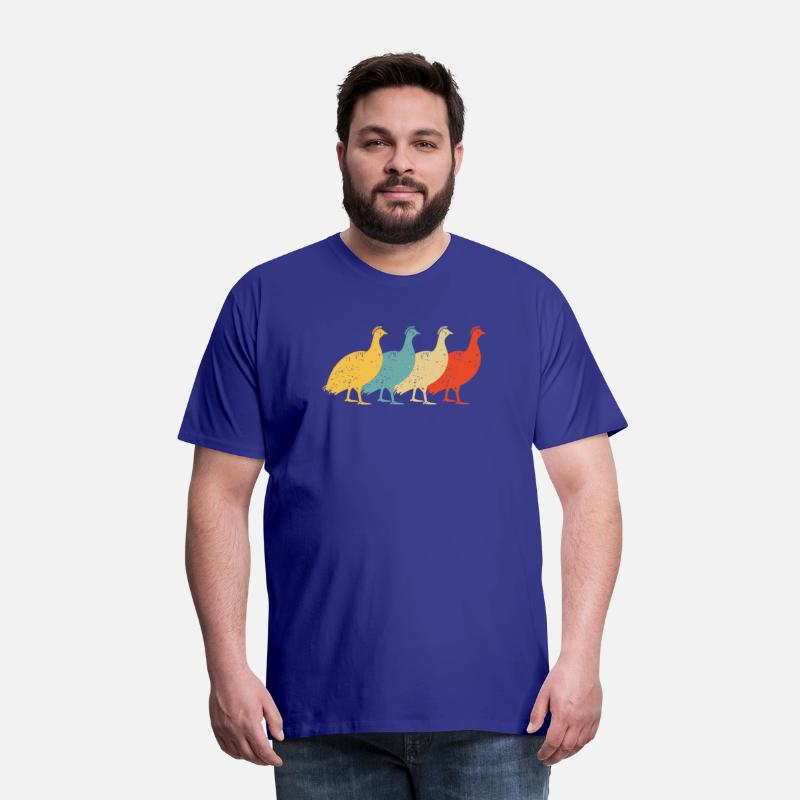 Guinea Fowl Vintage Retro Classic Pearl Hen Bird