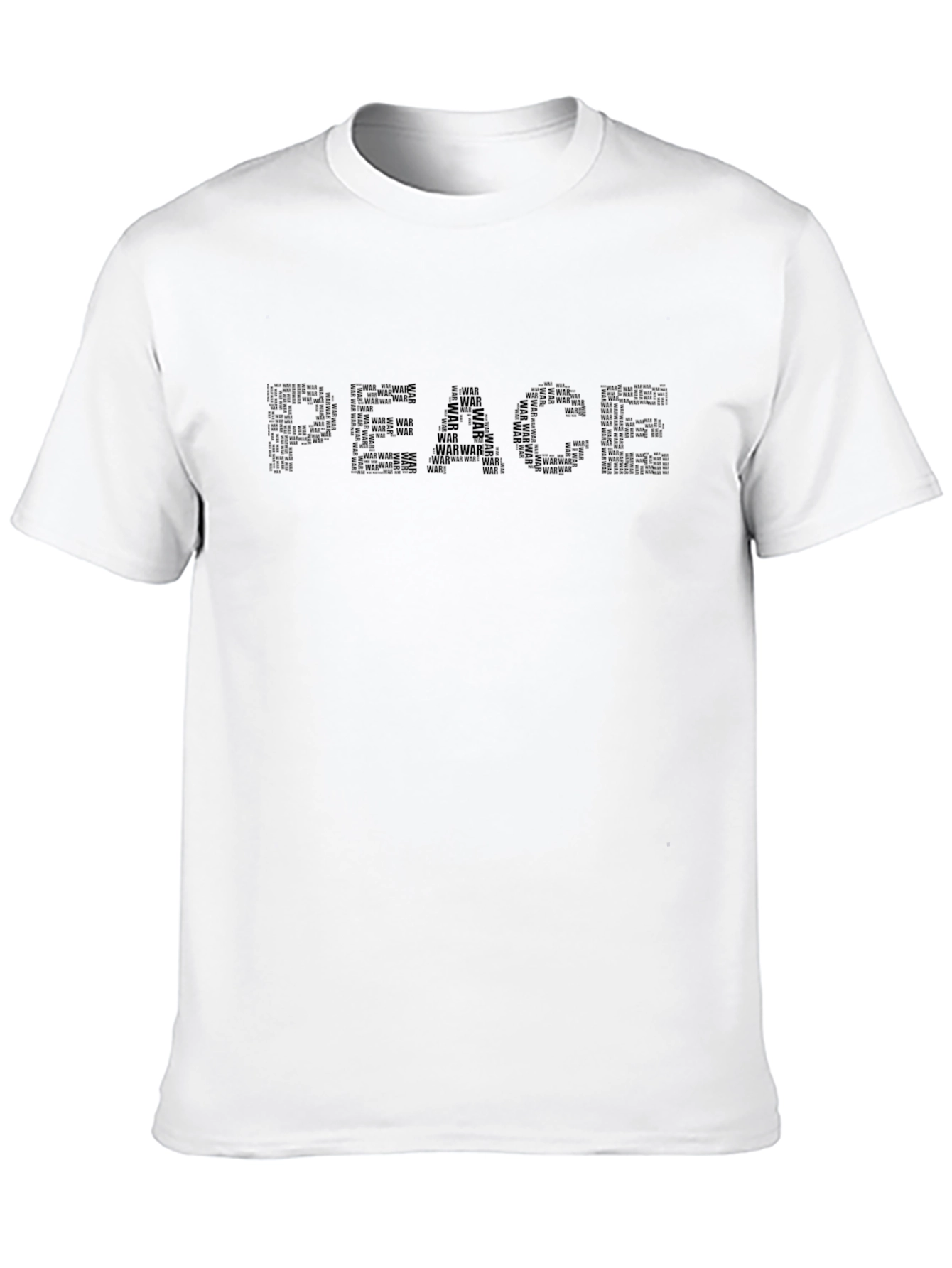Peace Graphic Tee - Stylish Word Art Shirt