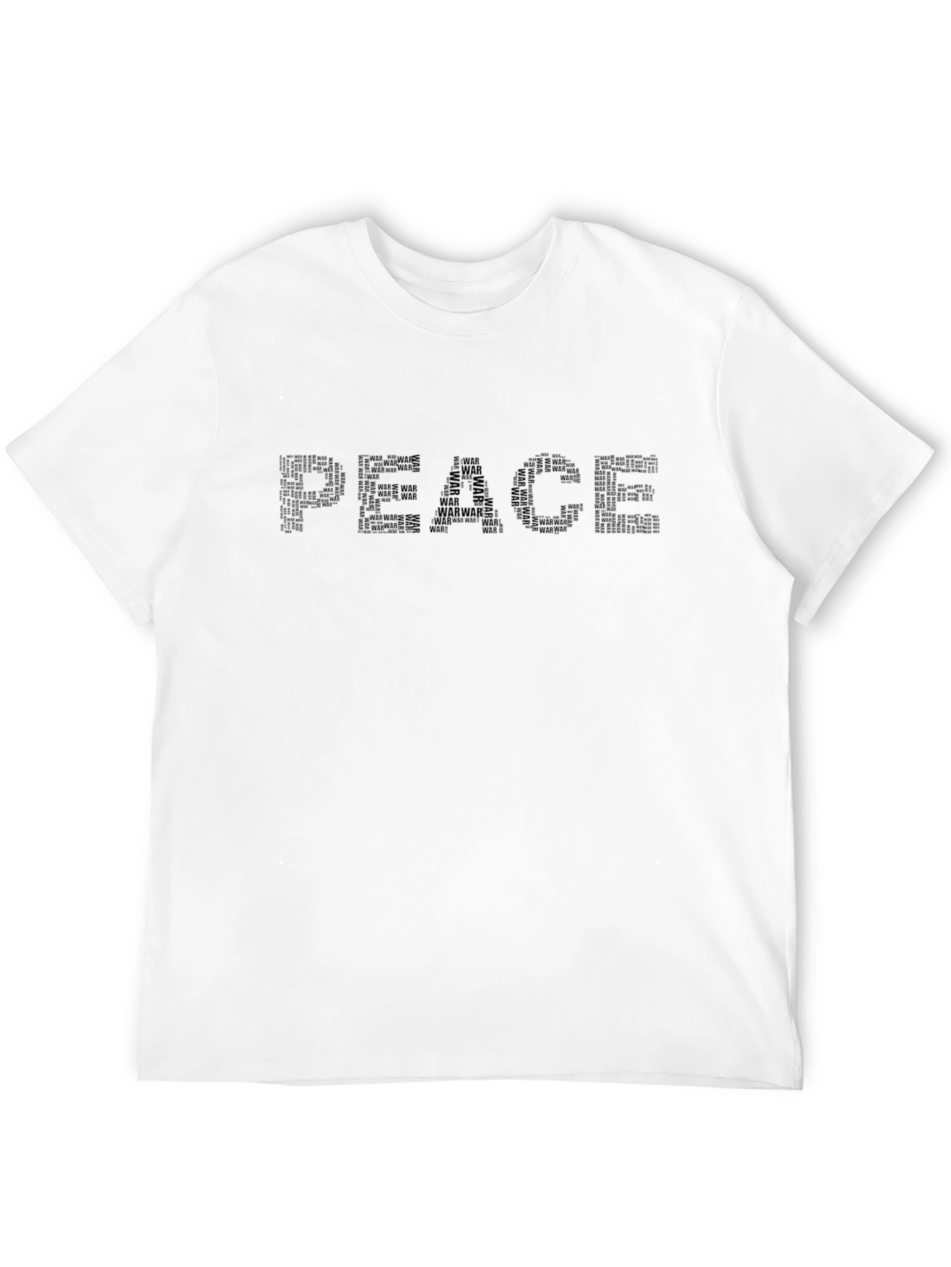 Peace Graphic Tee - Stylish Word Art Shirt