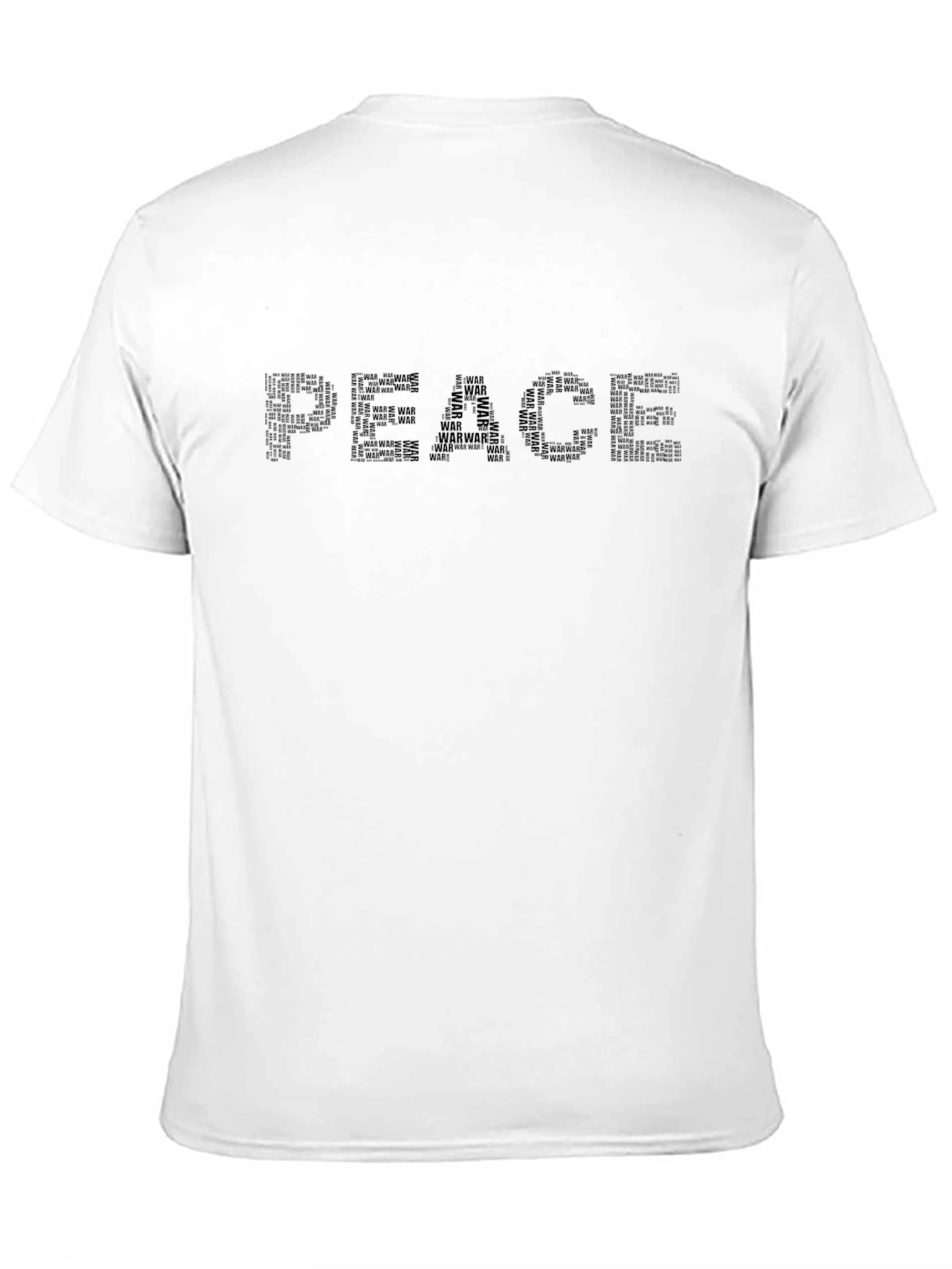 Peace Graphic Tee - Stylish Word Art Shirt