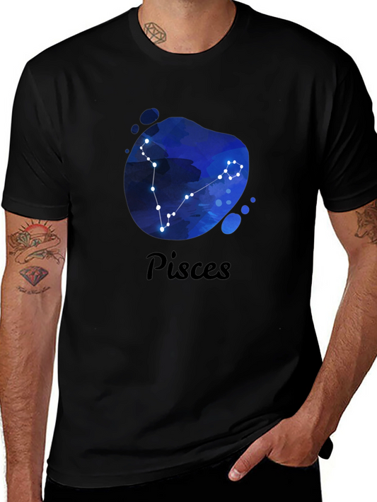 Pisces Constellation T-Shirt - Zodiac Star Sign