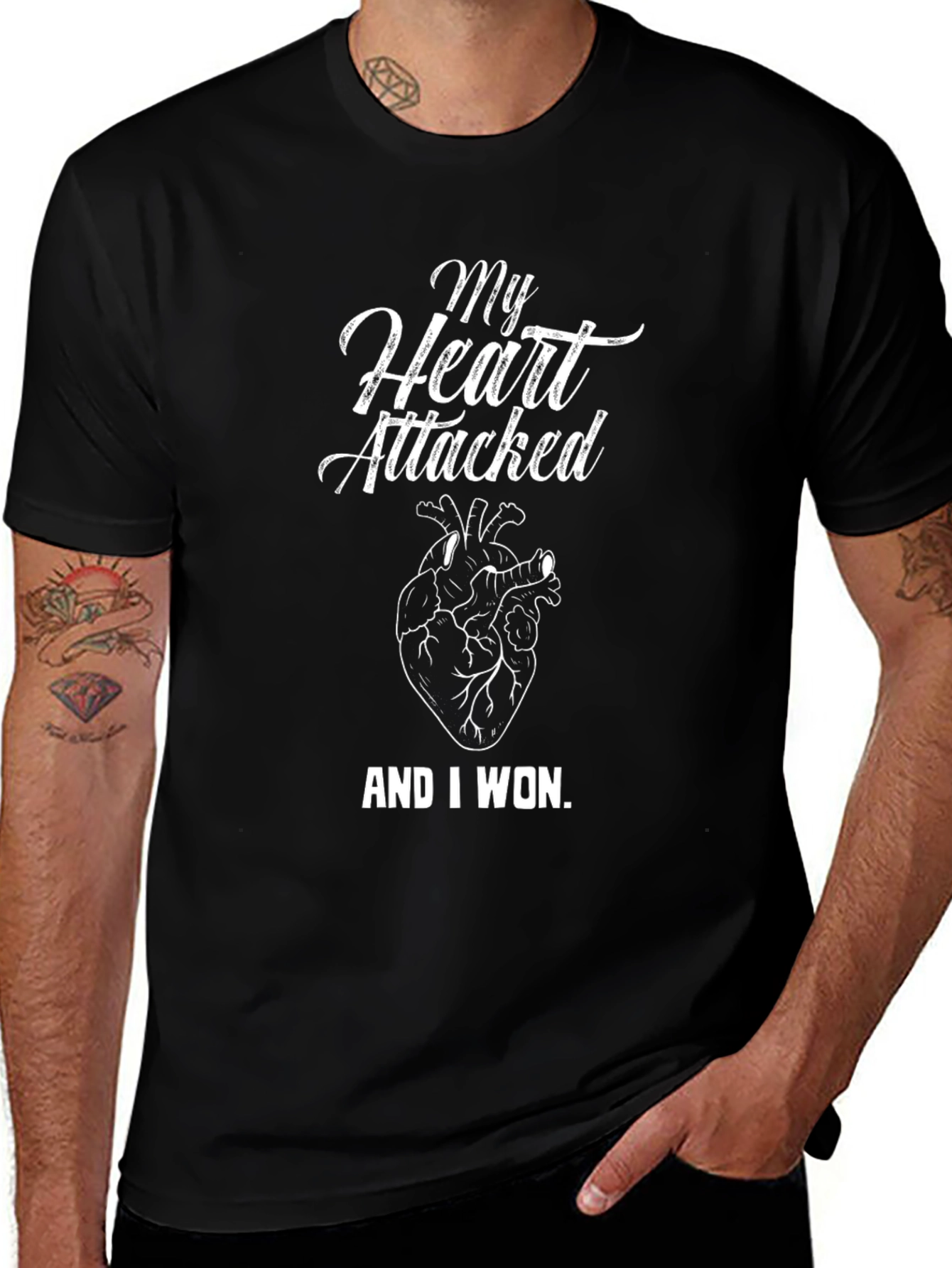 My Heart Attacked And I Won Graphic Tee