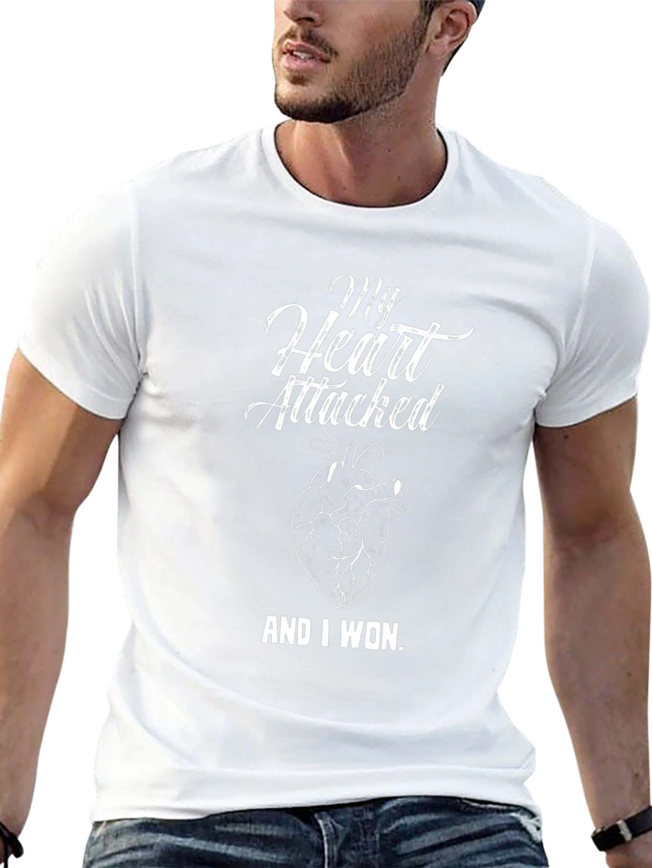 My Heart Attacked And I Won Graphic Tee