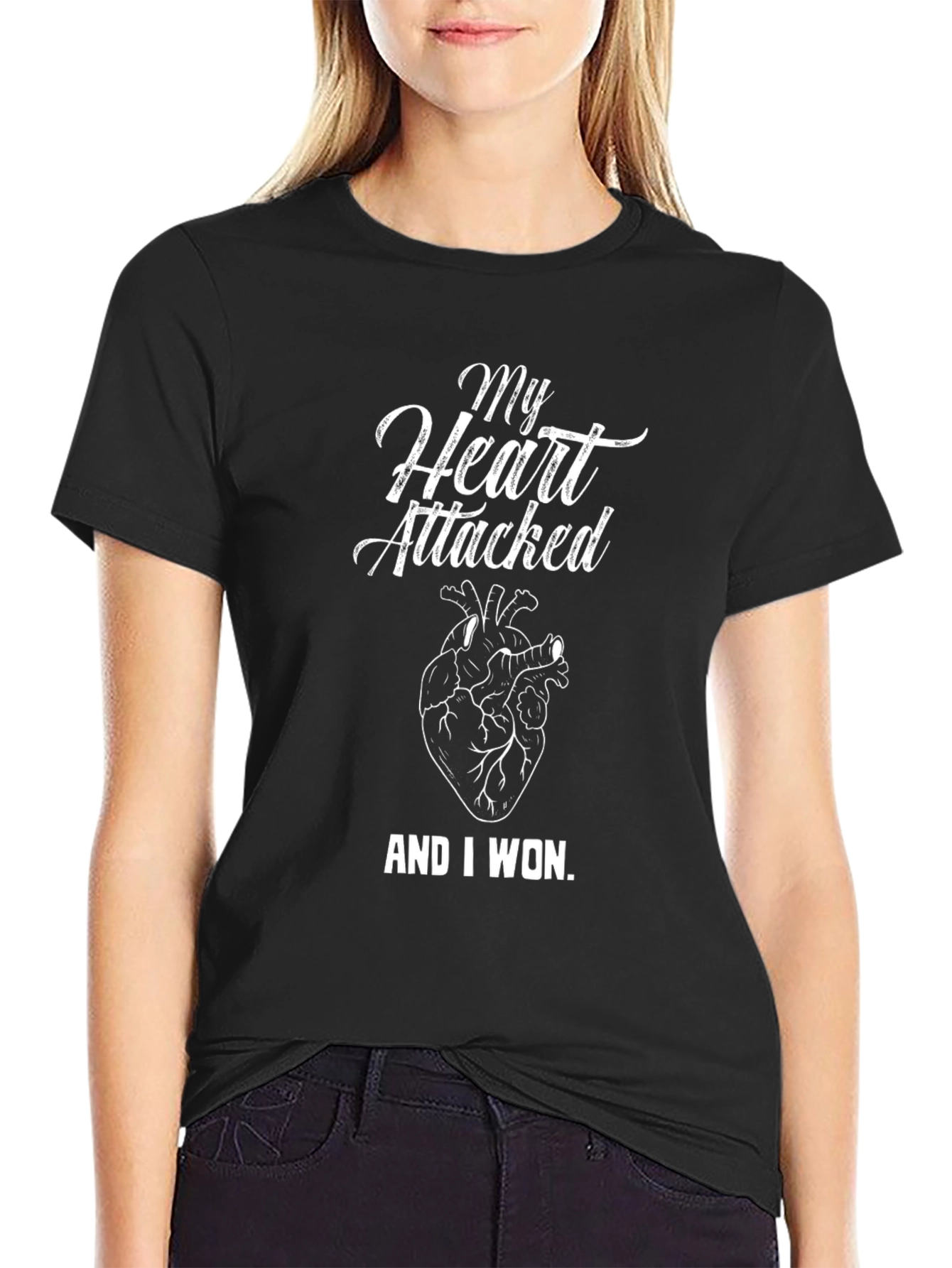 My Heart Attacked And I Won Graphic Tee