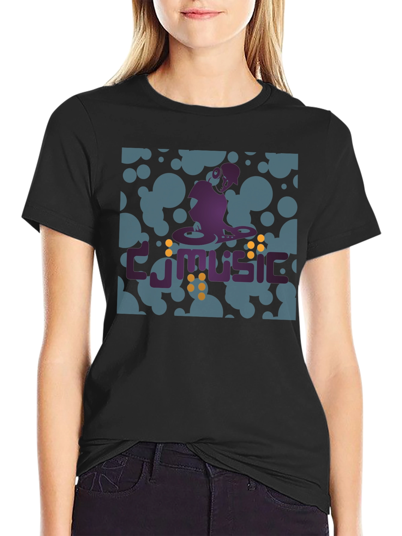 DJ Music T-Shirt - Turntable Design