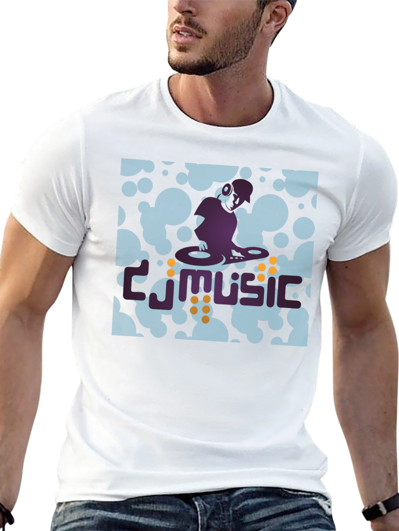 DJ Music T-Shirt - Turntable Design