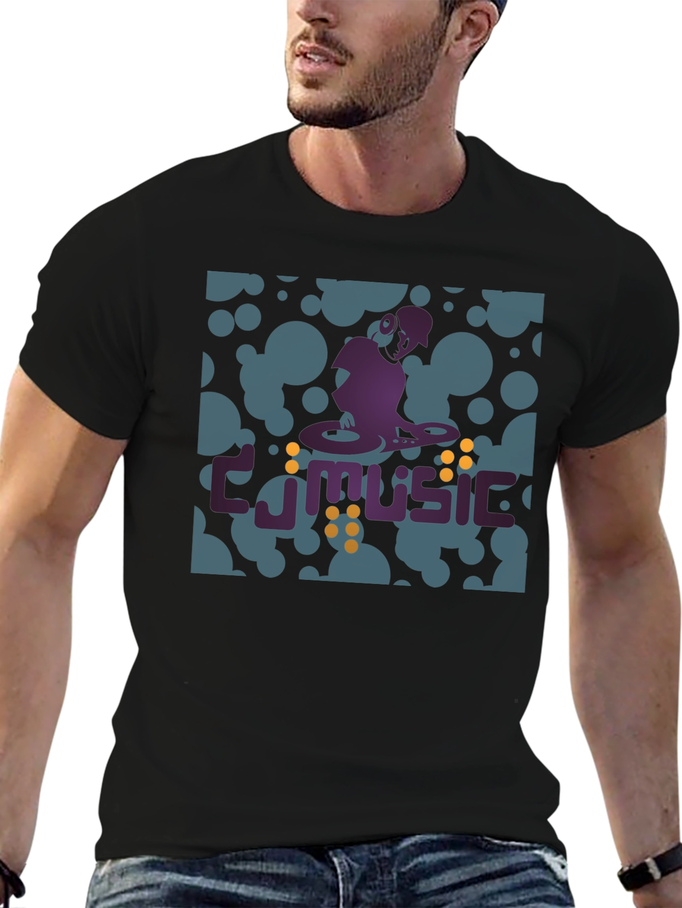DJ Music T-Shirt - Turntable Design