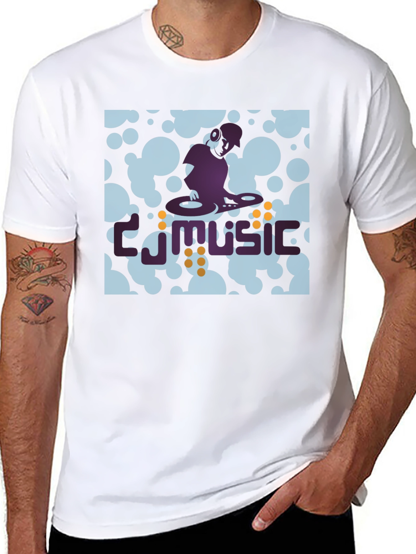 DJ Music T-Shirt - Turntable Design