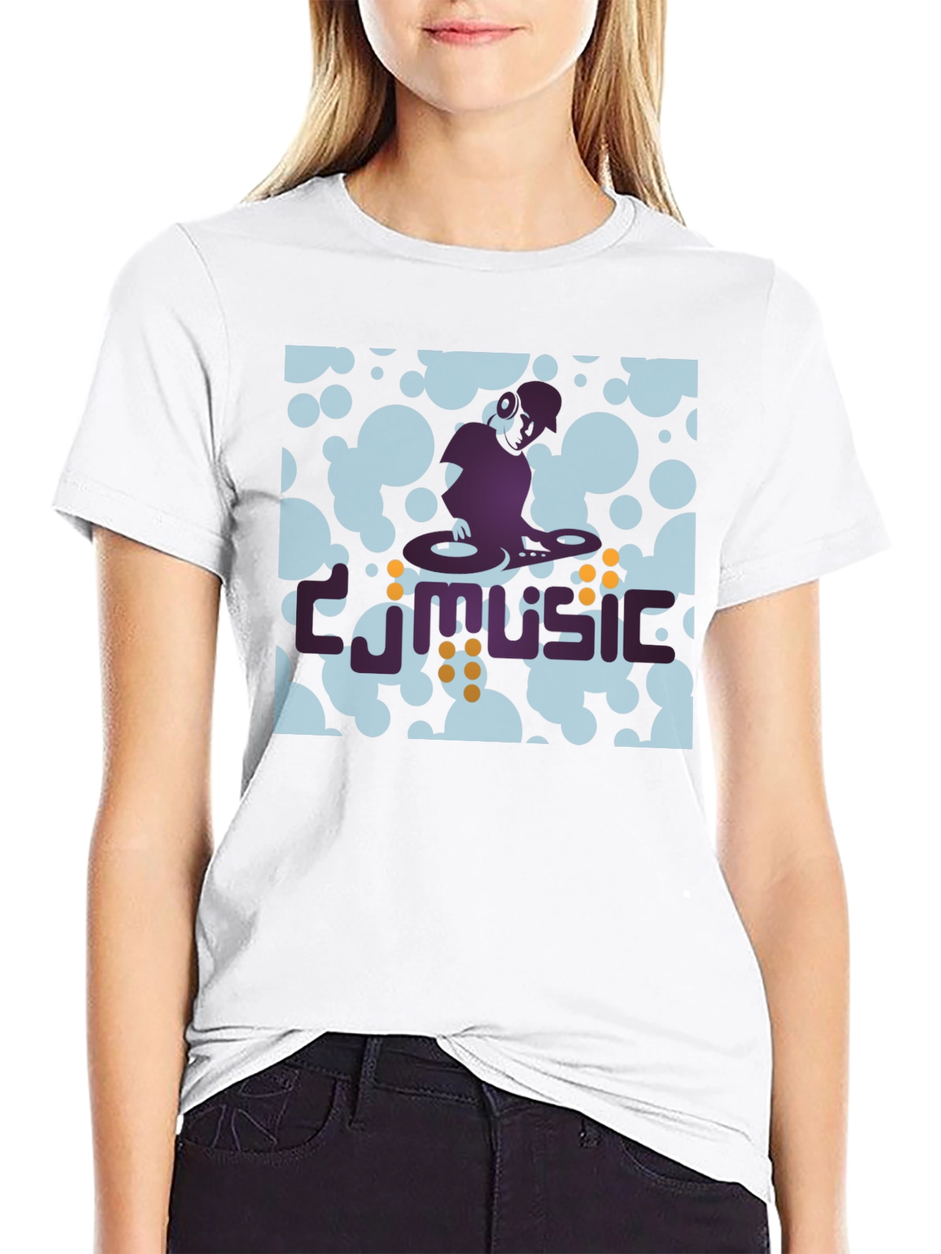 DJ Music T-Shirt - Turntable Design