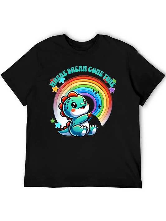 Cute Dinosaur Rainbow T-Shirt