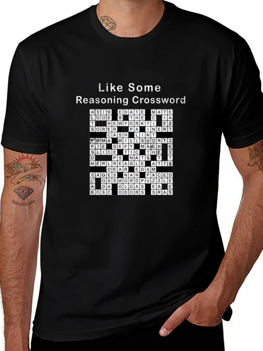 Like Some Reasoning Crossword T-Shirt