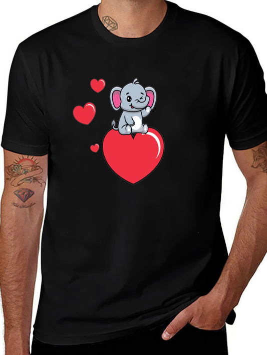 Elephant Heart Graphic T-Shirt