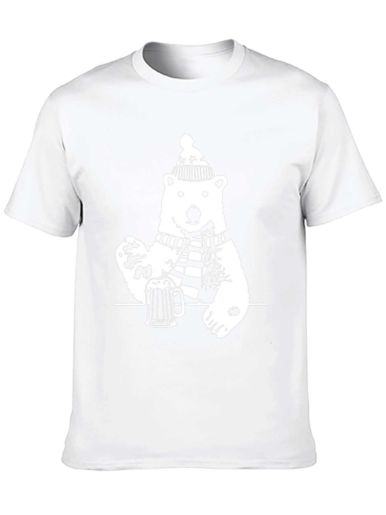 Polar Bear Beer Lover T-Shirt - Winter Fun