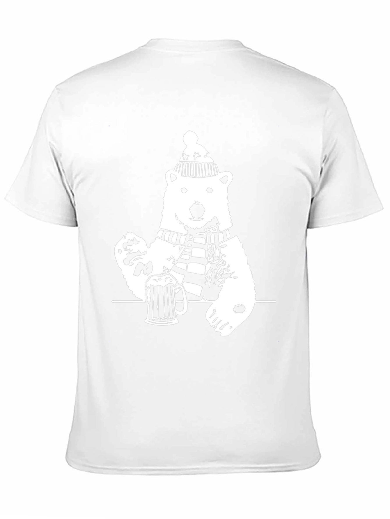Polar Bear Beer Lover T-Shirt - Winter Fun