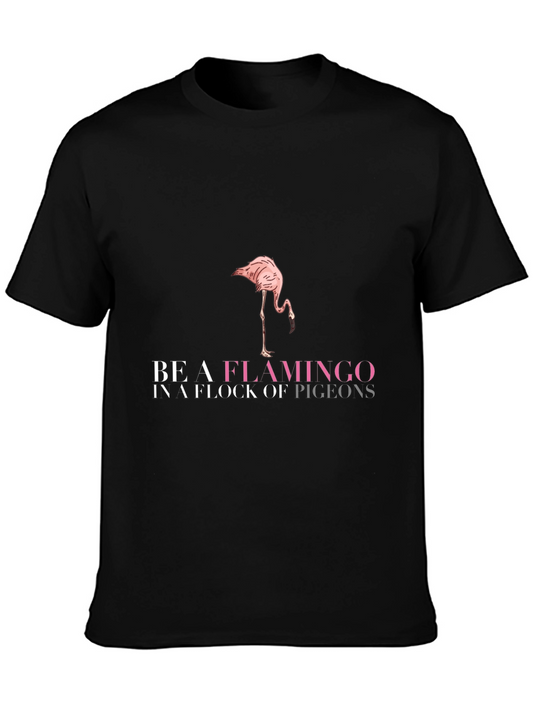 Be a Flamingo Tee - Unique Graphic T-Shirt
