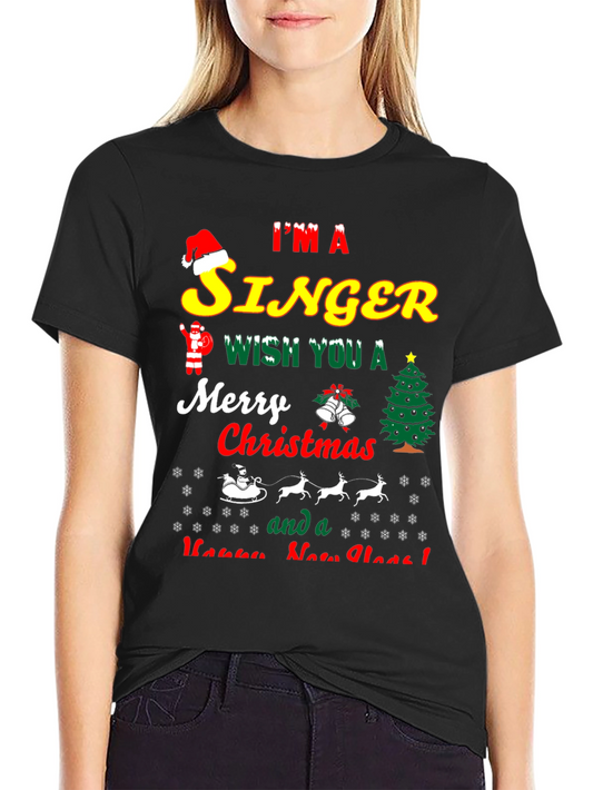 Im a Singer Christmas T-Shirt