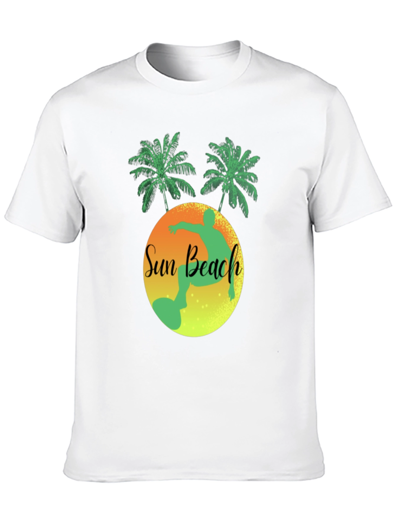 Sun Beach Graphic T-Shirt - Tropical Summer Vacation Tee