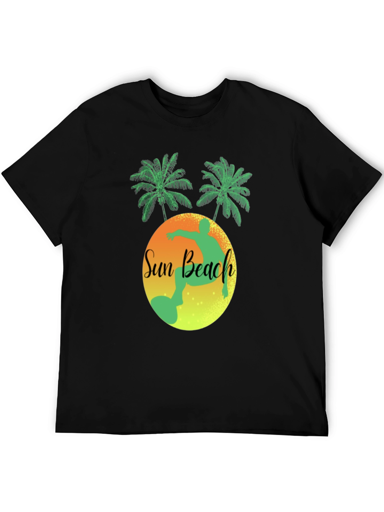 Sun Beach Graphic T-Shirt - Tropical Summer Vacation Tee