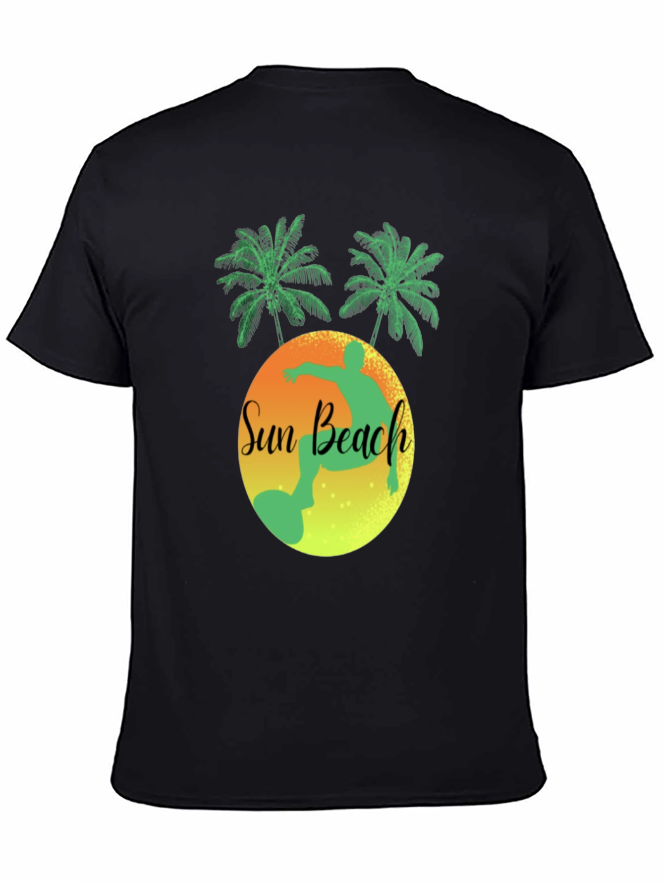 Sun Beach Graphic T-Shirt - Tropical Summer Vacation Tee