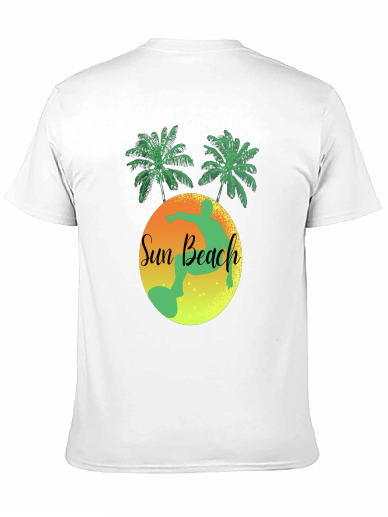 Sun Beach Graphic T-Shirt - Tropical Summer Vacation Tee