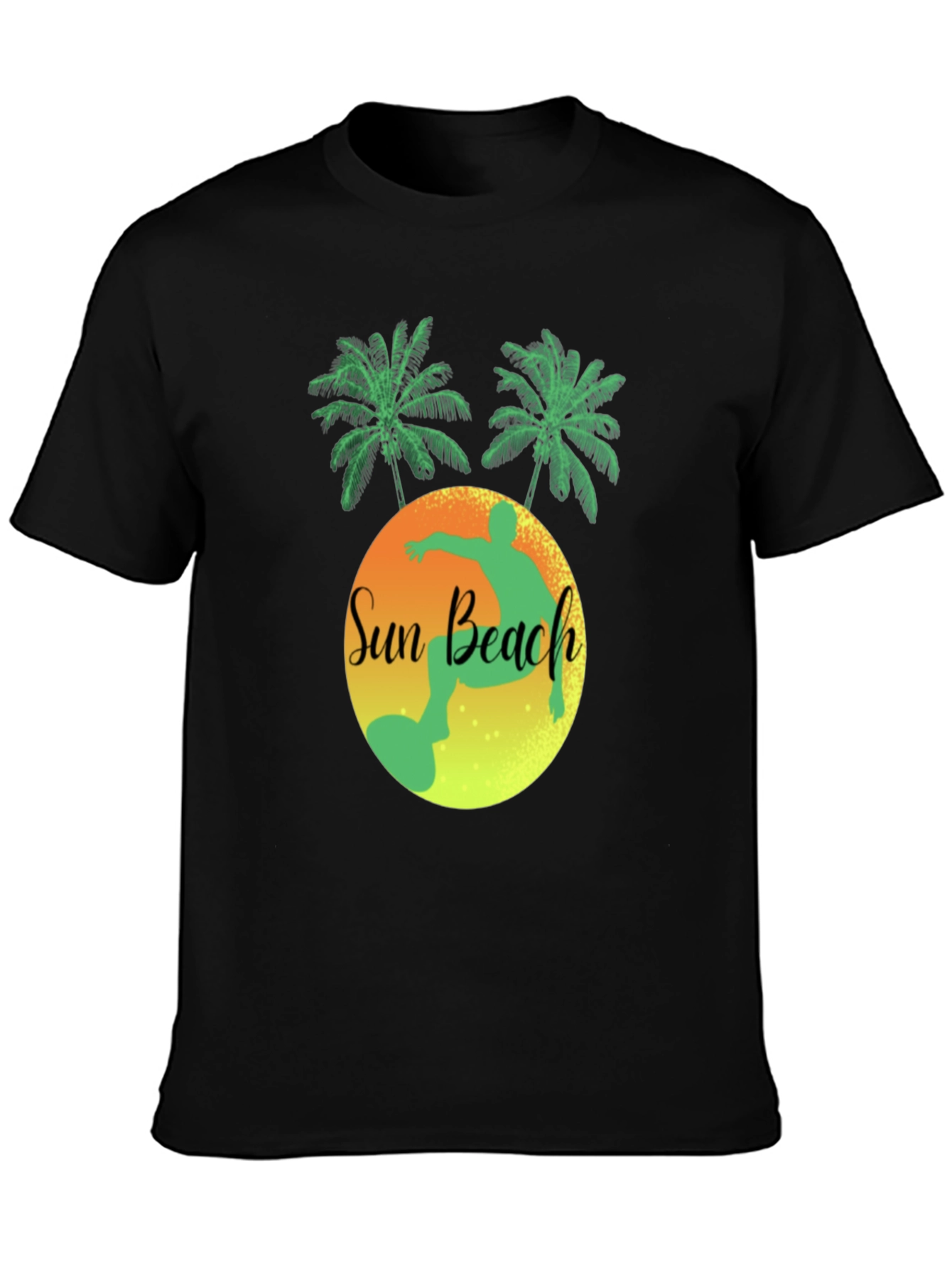 Sun Beach Graphic T-Shirt - Tropical Summer Vacation Tee