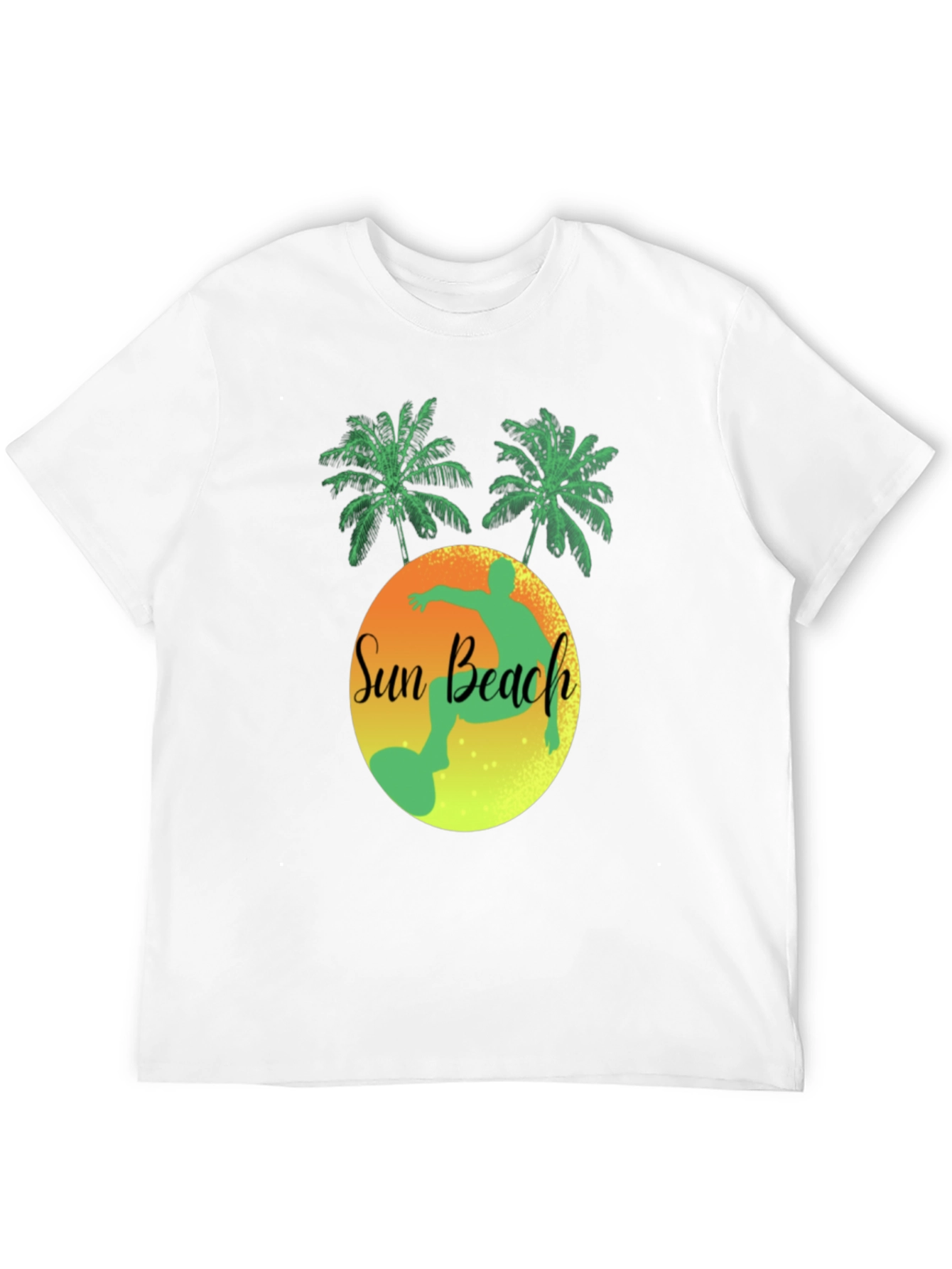 Sun Beach Graphic T-Shirt - Tropical Summer Vacation Tee