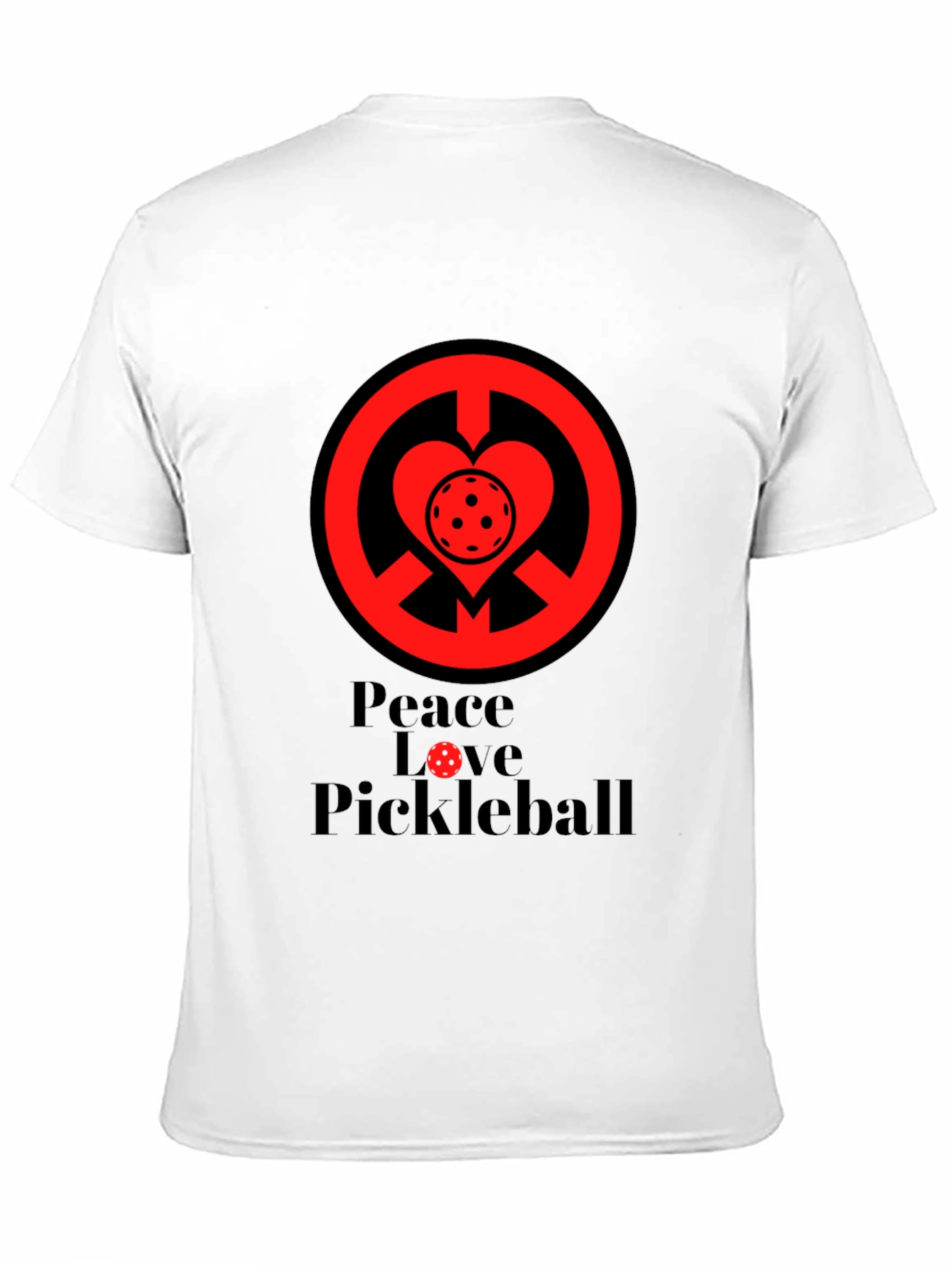 Peace Love Pickleball Graphic T-Shirt