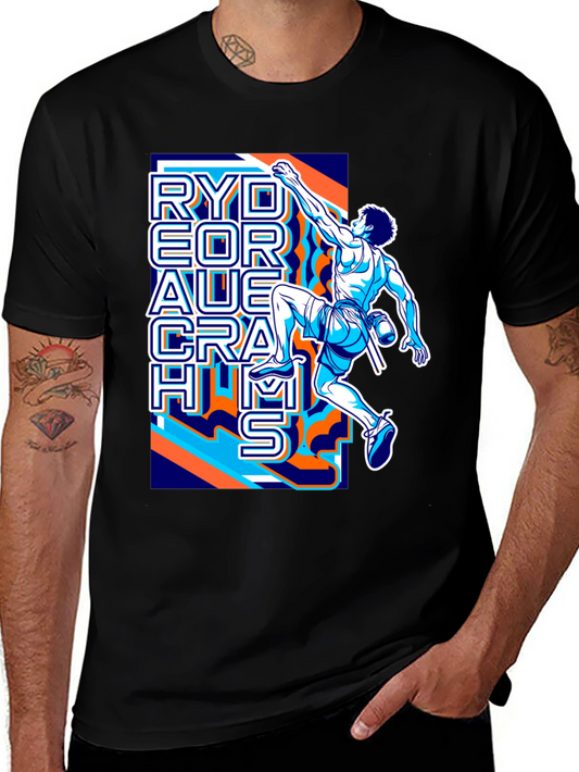 Rock Climbing T-Shirt - Rydeor Auerach Hms Design