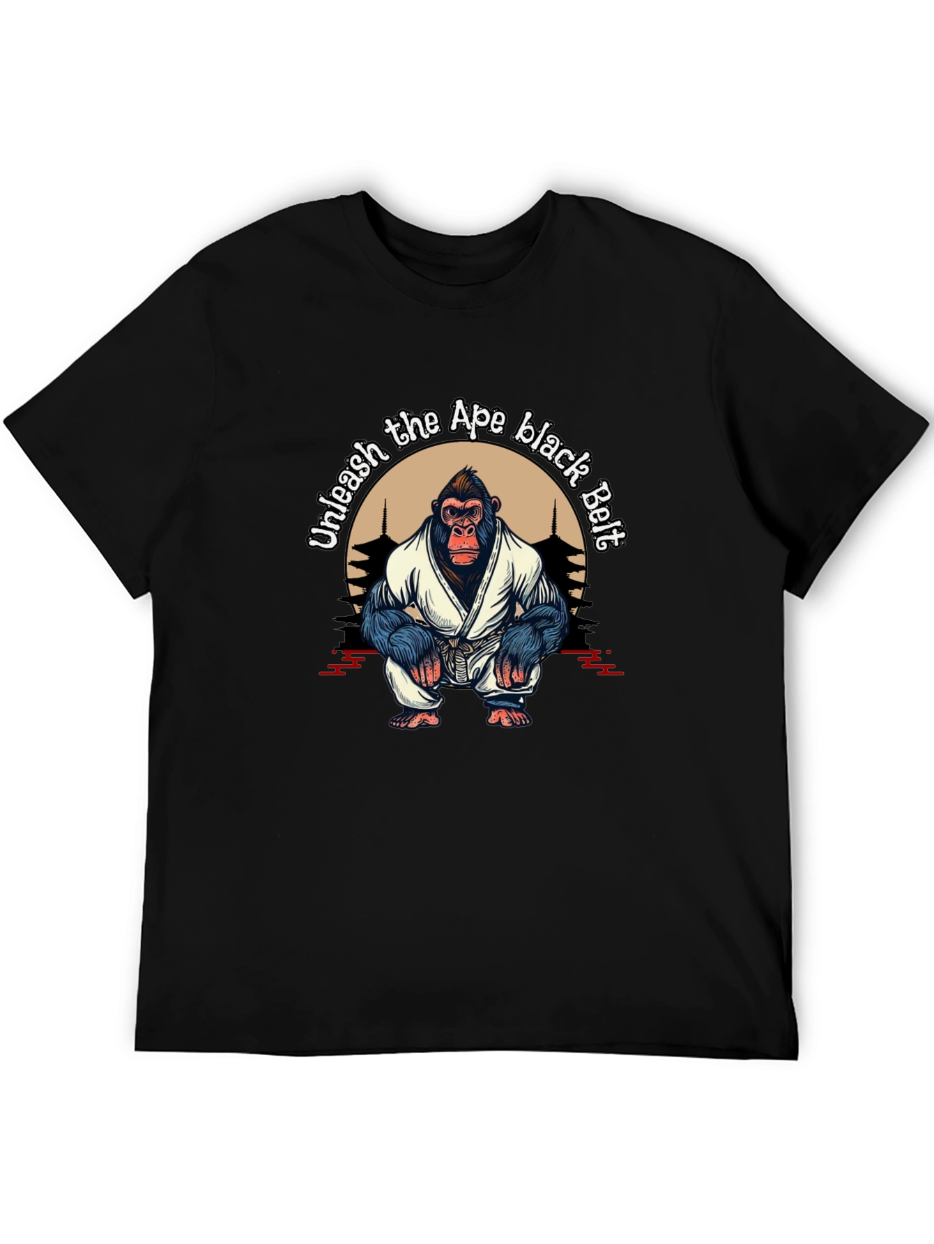 Unleash The Ape Black Belt T-Shirt