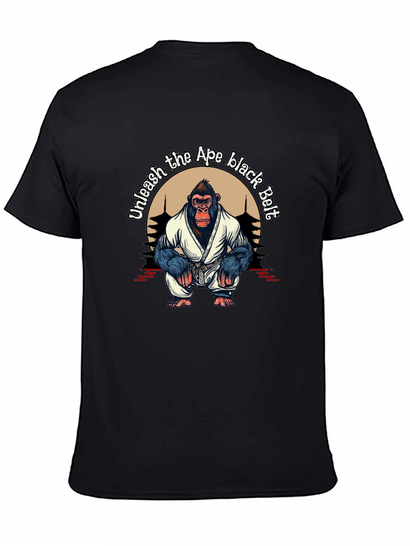 Unleash The Ape Black Belt T-Shirt