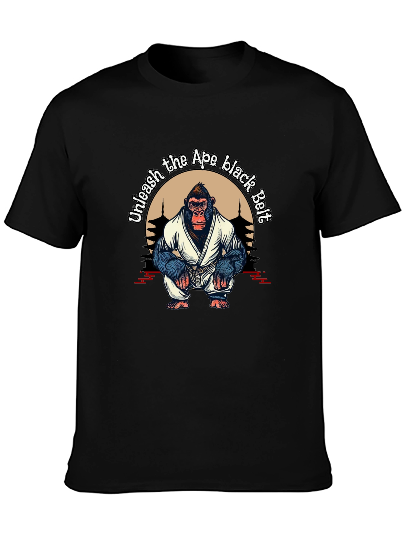 Unleash The Ape Black Belt T-Shirt