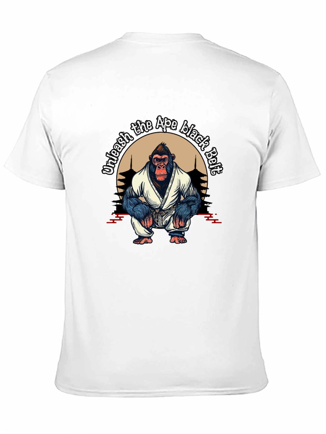 Unleash The Ape Black Belt T-Shirt