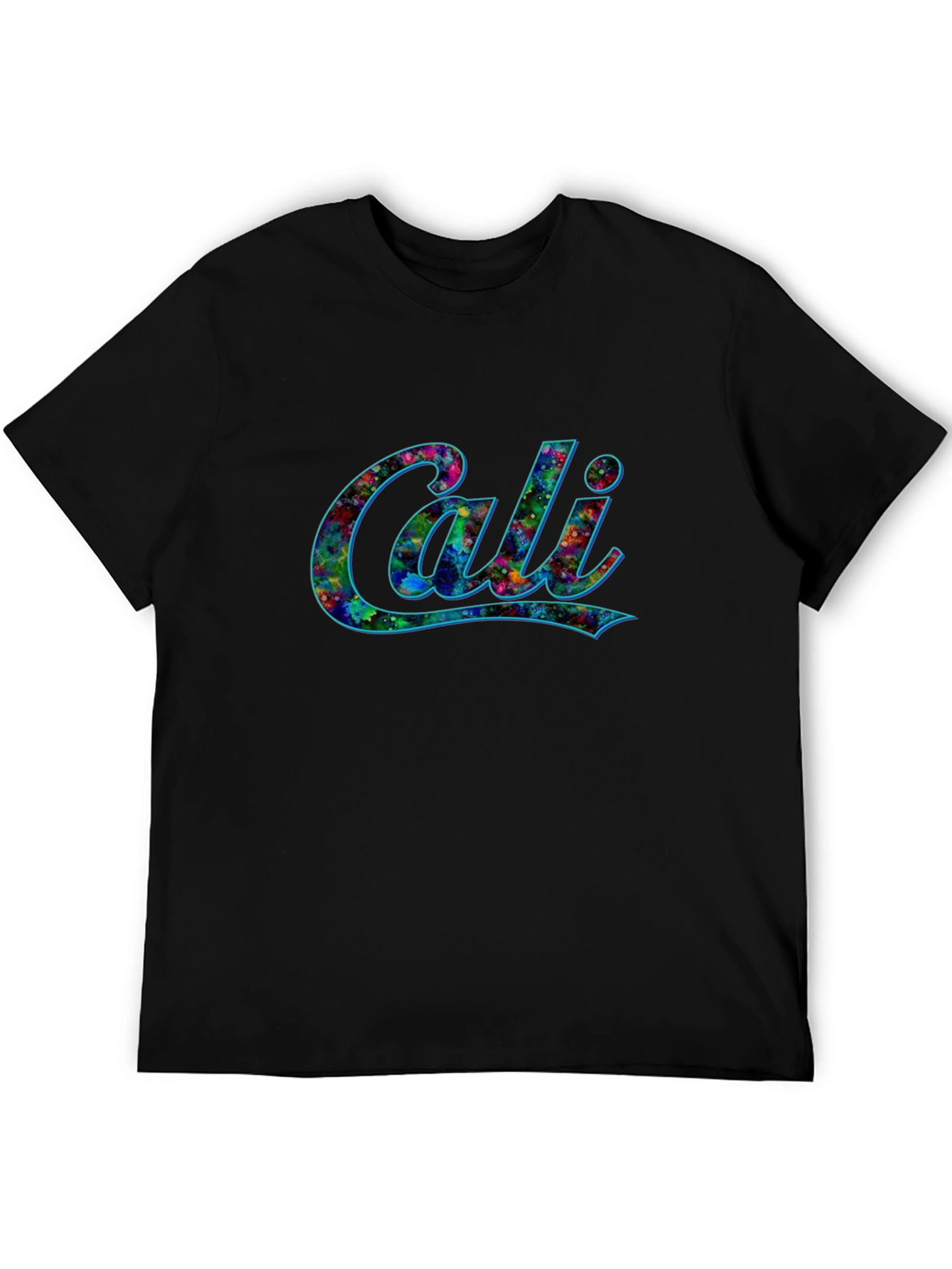 Cali Graphic T-Shirt - Mens Black Tee