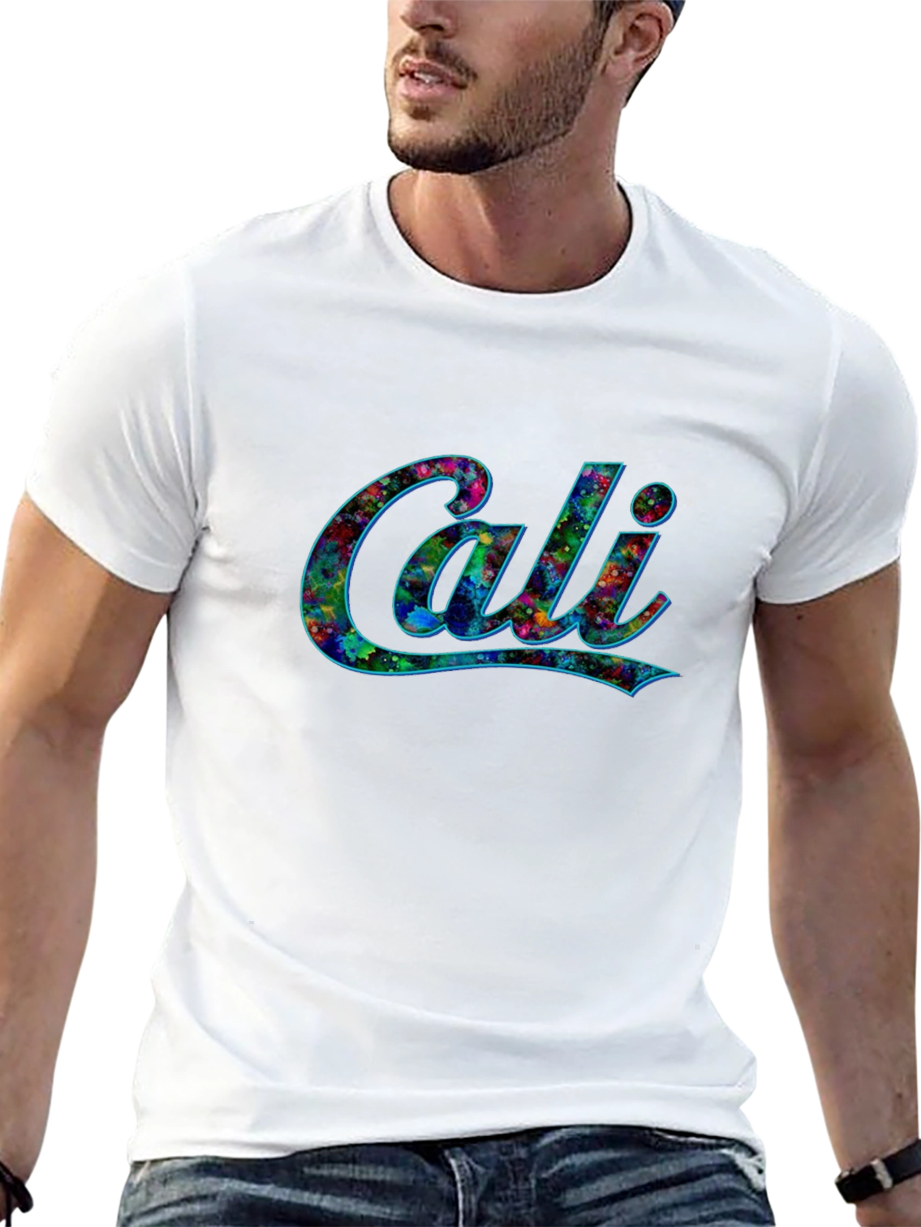 Cali Graphic T-Shirt - Mens Black Tee