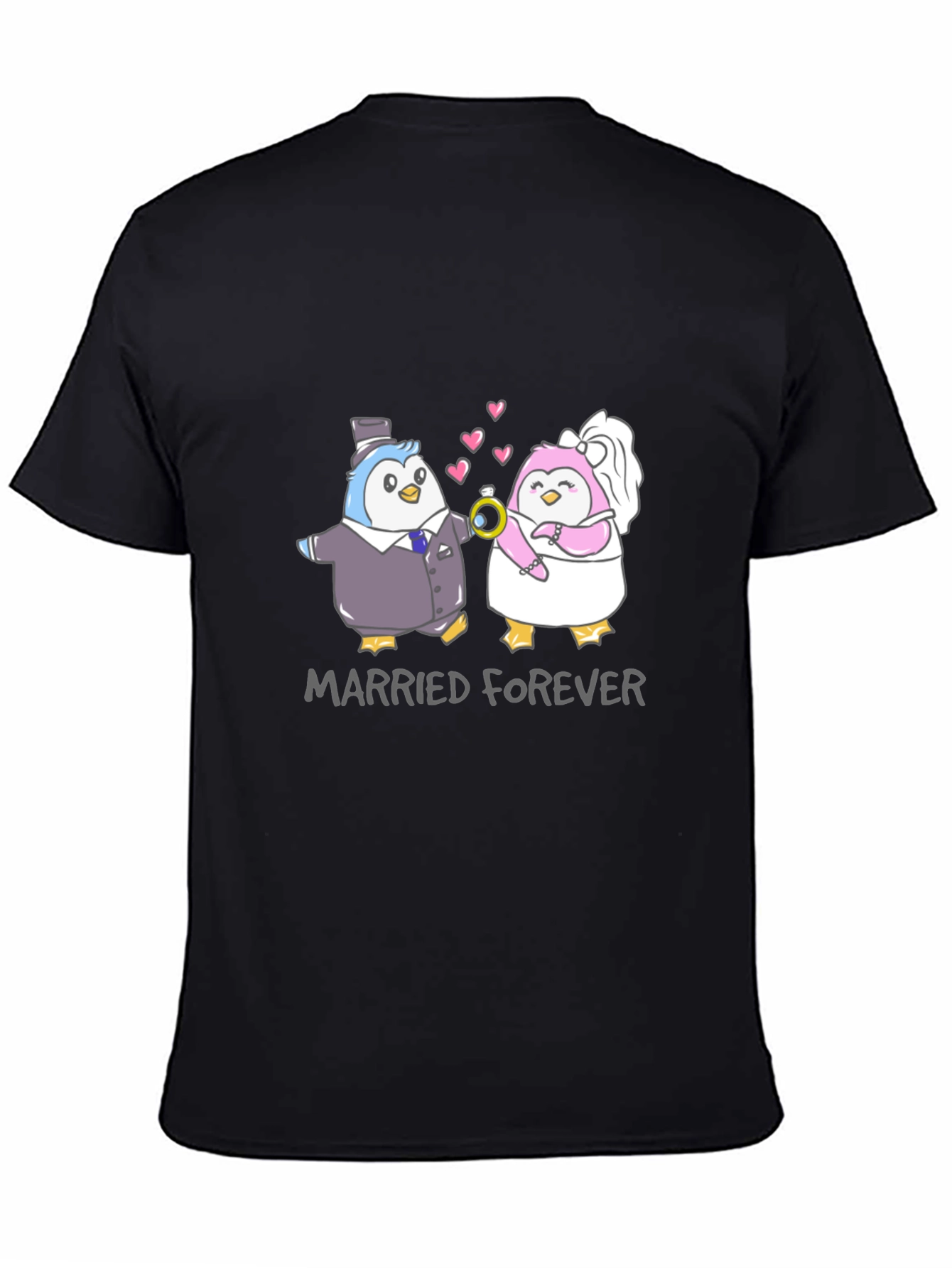 Married Forever Penguin T-Shirt
