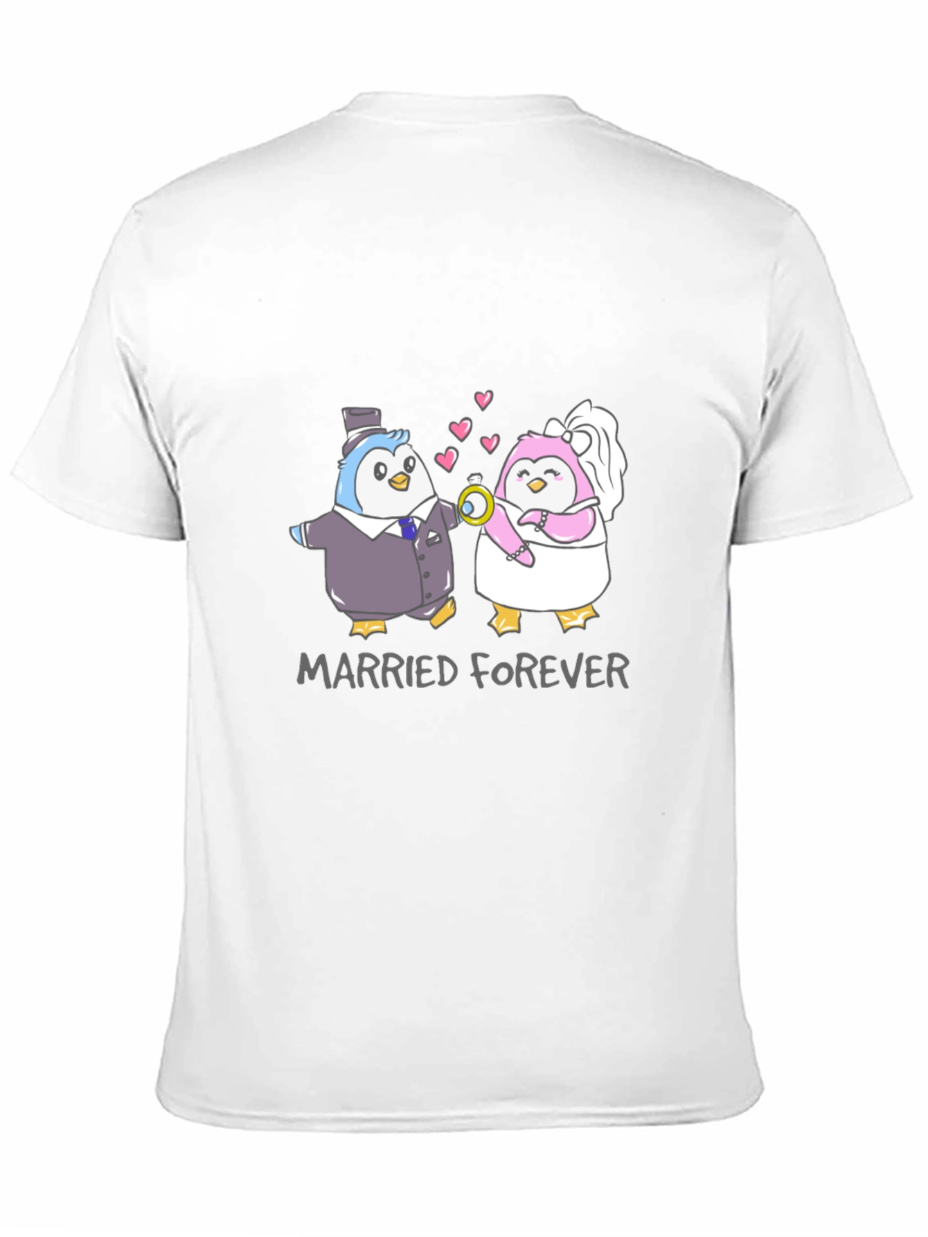 Married Forever Penguin T-Shirt