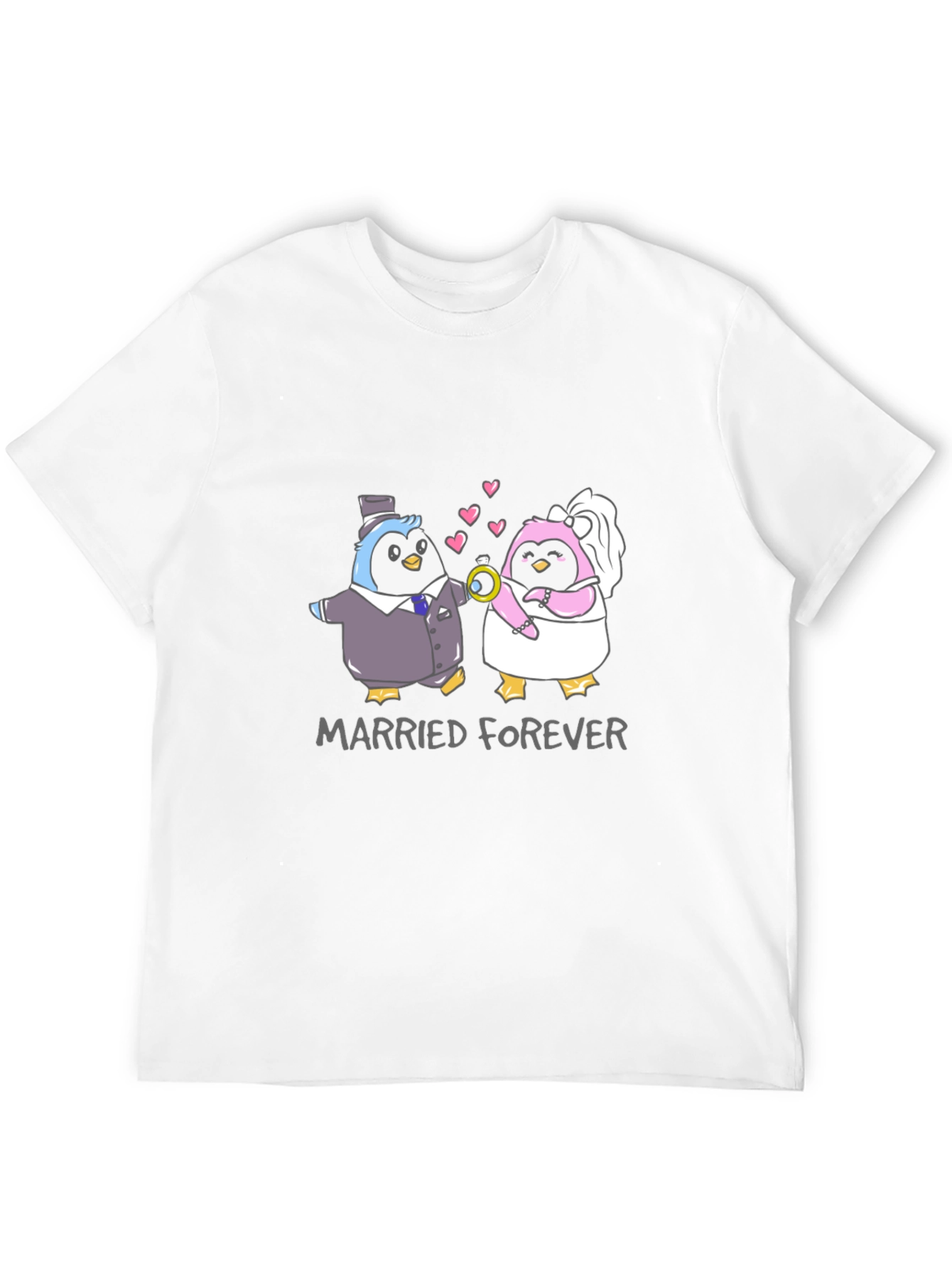 Married Forever Penguin T-Shirt