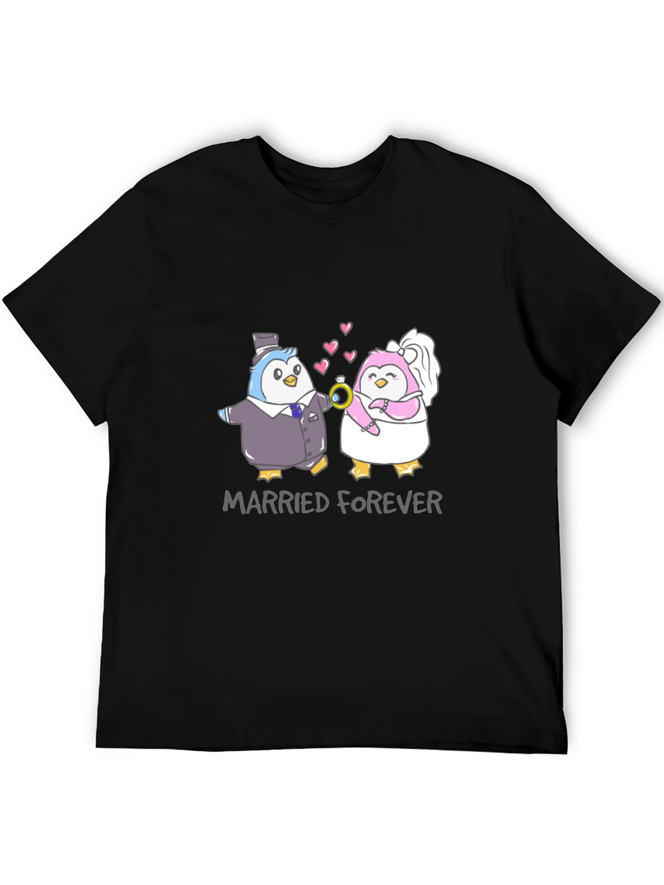 Married Forever Penguin T-Shirt