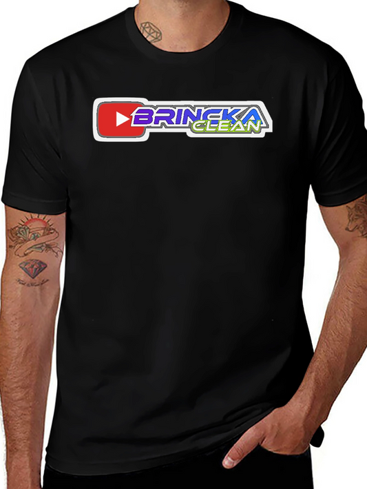 Brincka Clean Graphic Black T-Shirt