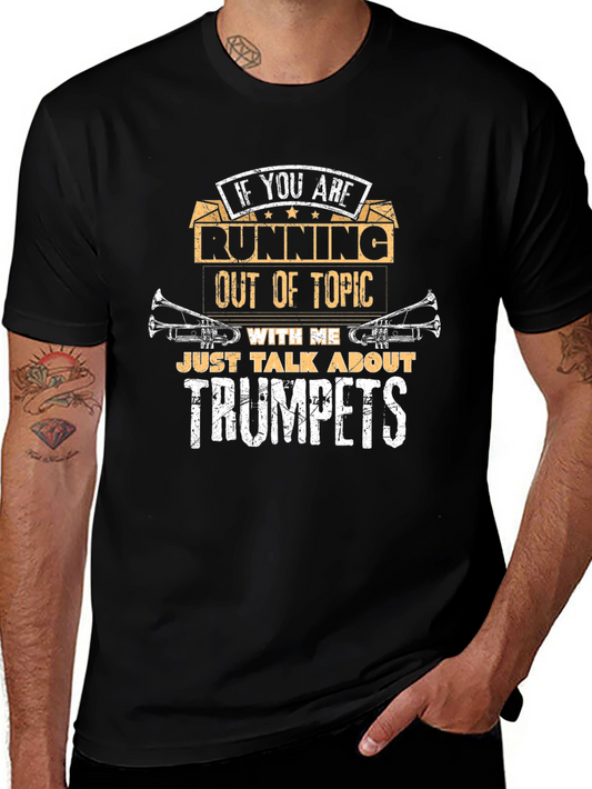 Talk Trumpets Graphic Tee - Music Lover T-Shirt