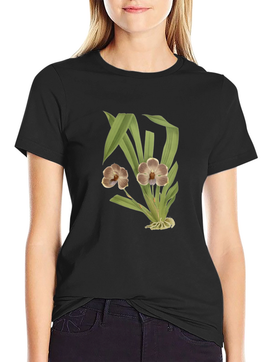 Floral Print T-Shirt - Botanical Style
