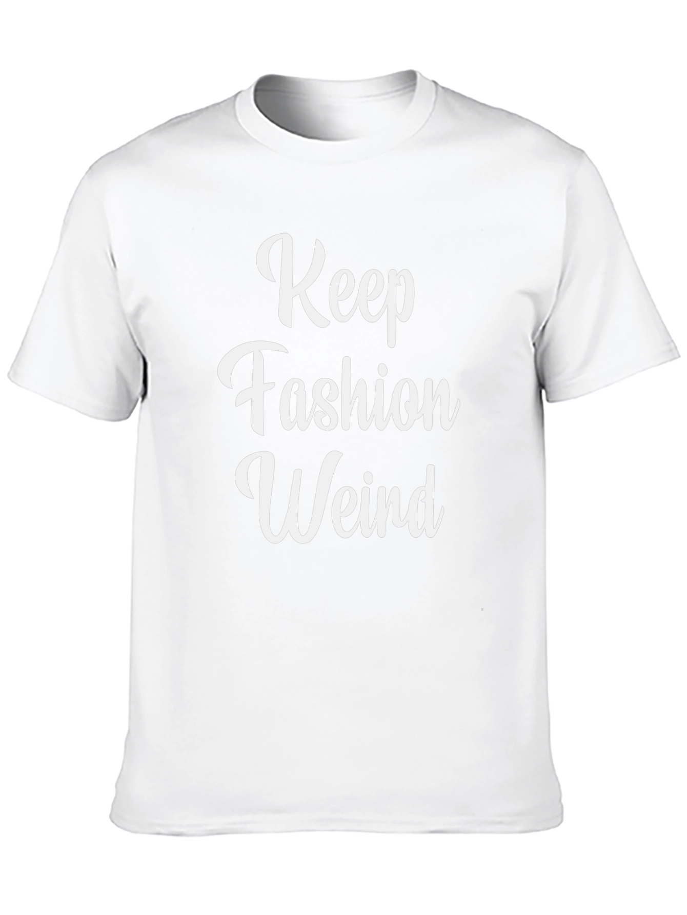 Keep Fashion Weird T-Shirt - Black