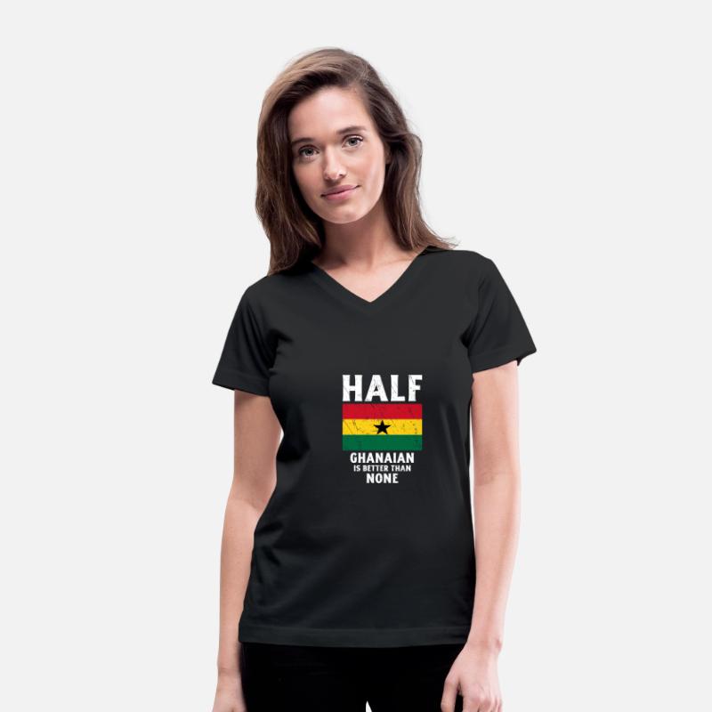 Half Ghanaian Is Better Than None National Flag Gh